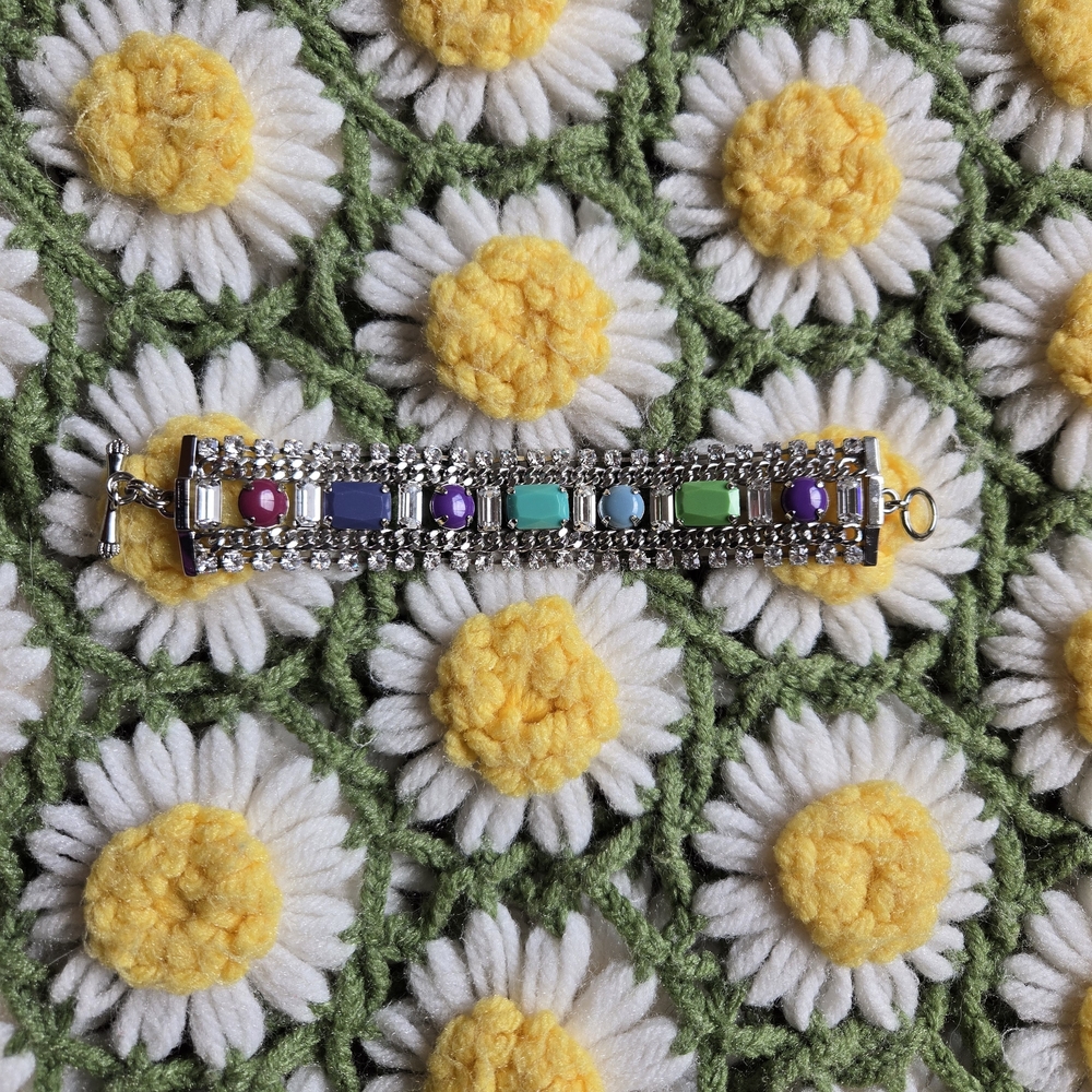 💥FREE WITH BUNDLE💥 Juicy Couture Colorful Rhinestone Bracelet